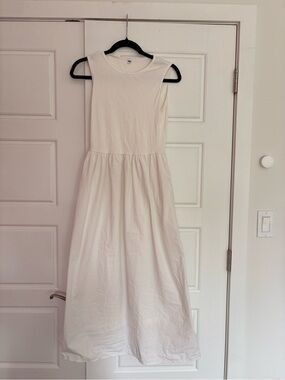Uniqlo Ribbed Cream Tank Top